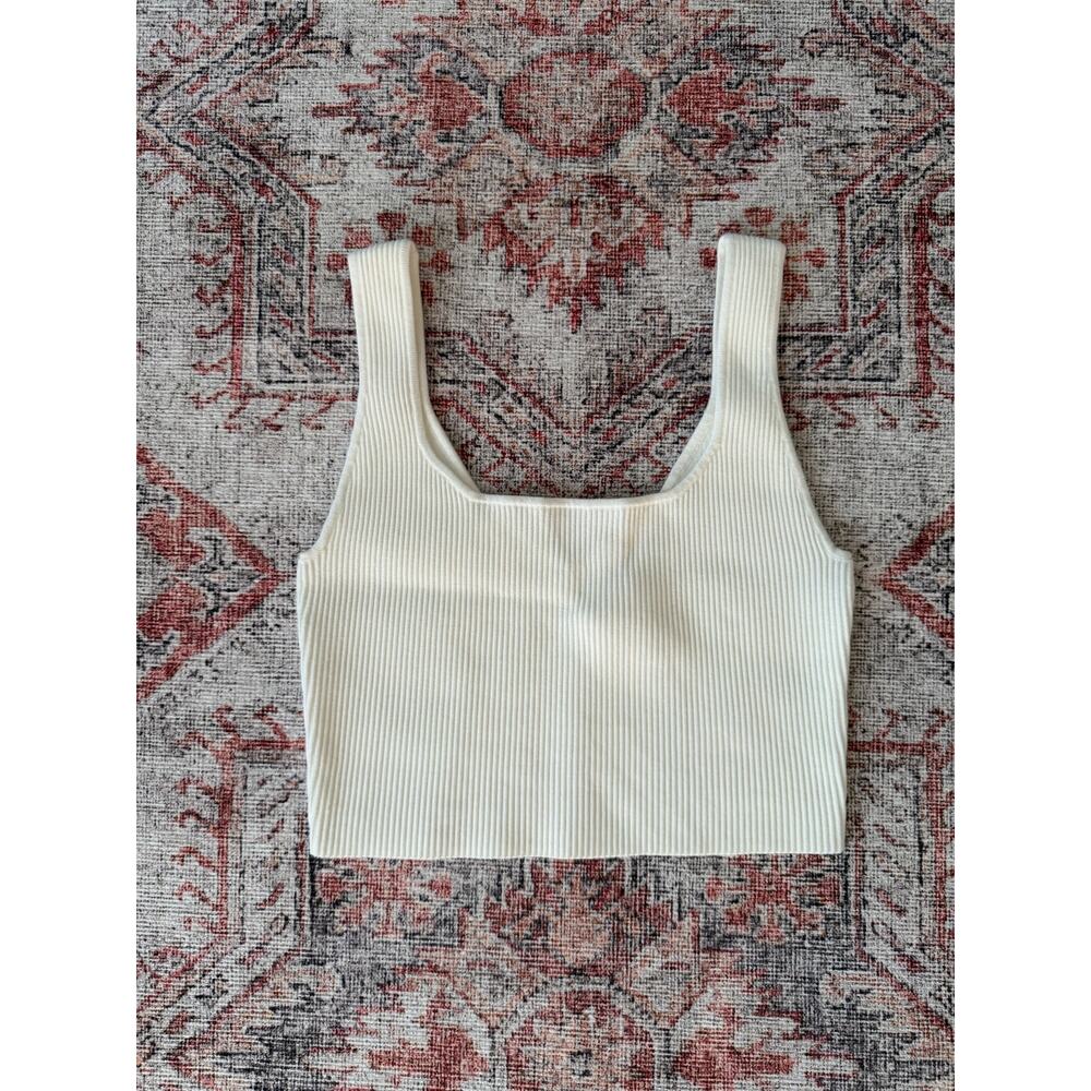 White tank top